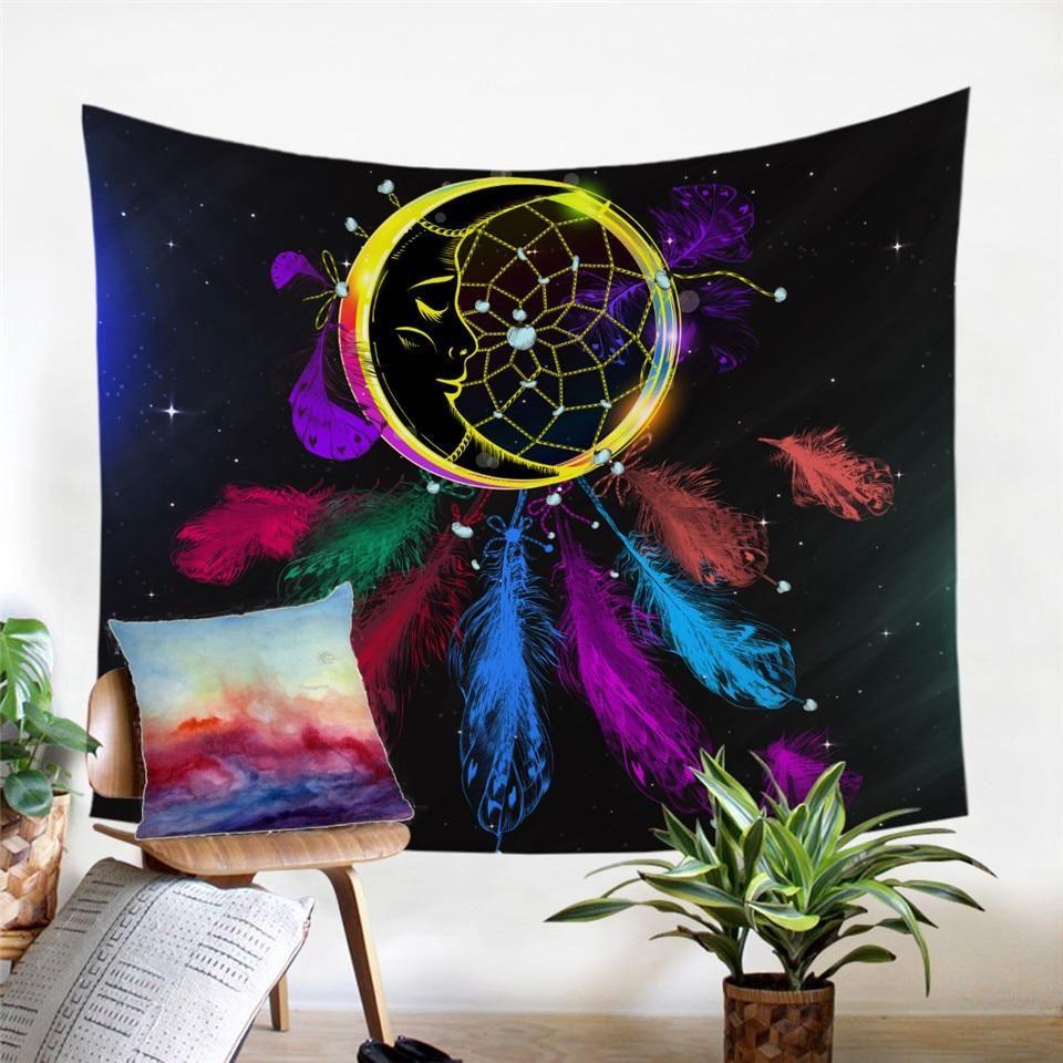 Native American 3D All Over Printed Tapestry