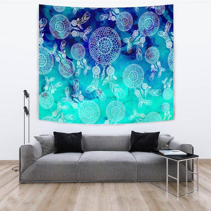 Native American 3D All Over Printed Tapestry