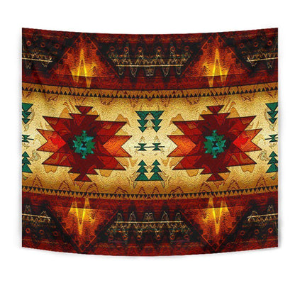 Native American 3D All Over Printed Tapestry