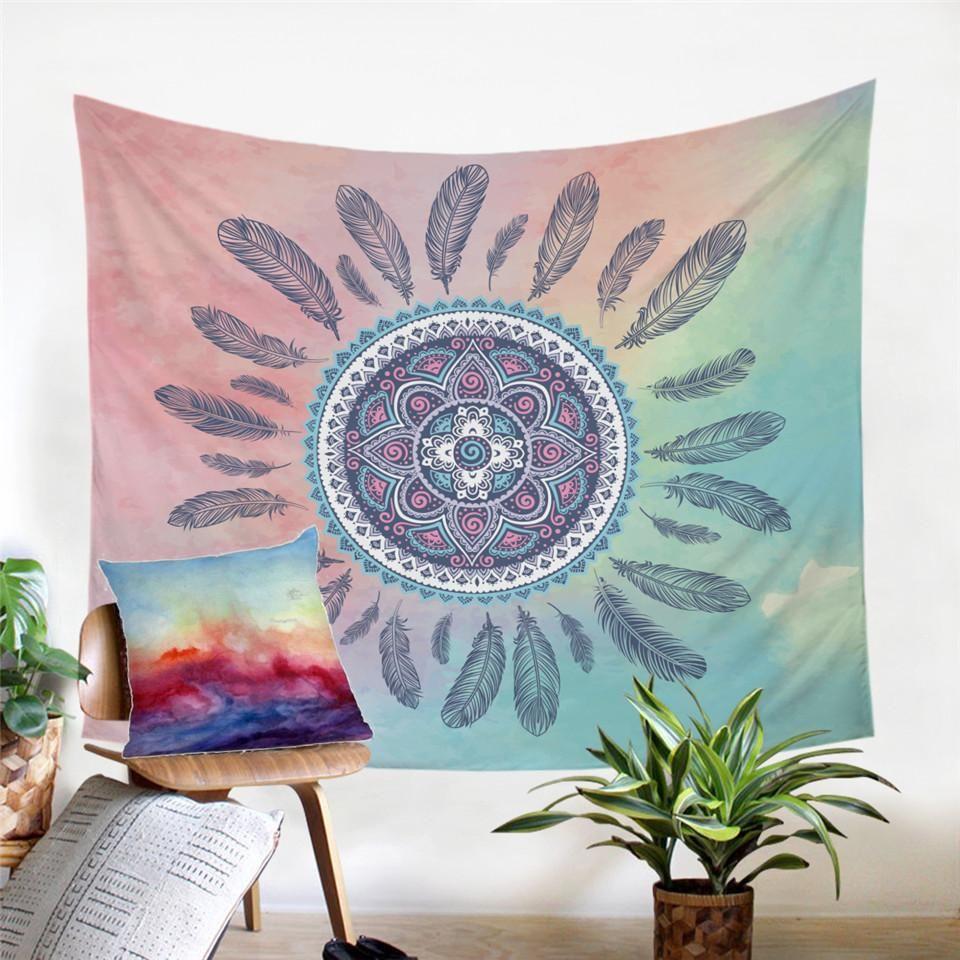Native American 3D All Over Printed Tapestry
