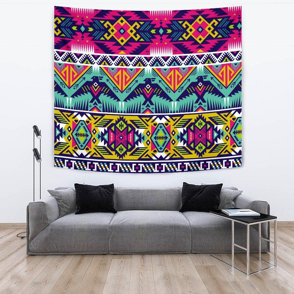 Native American 3D All Over Printed Tapestry