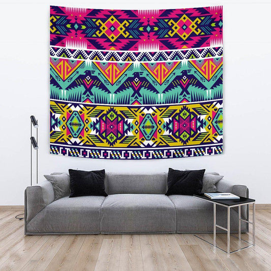 Native American 3D All Over Printed Tapestry