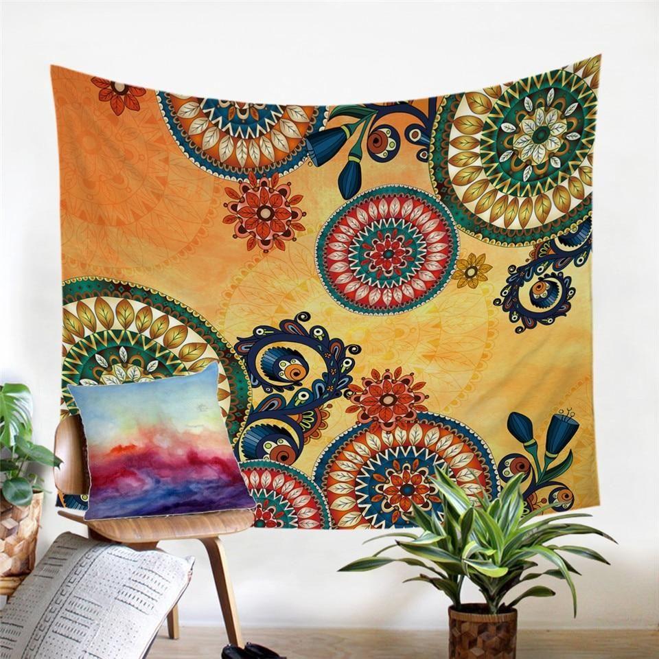 Native American 3D All Over Printed Tapestry