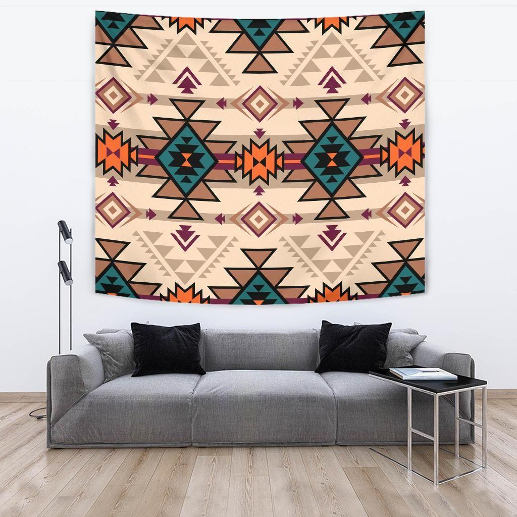 Native American 3D All Over Printed Tapestry