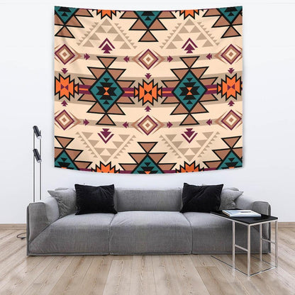 Native American 3D All Over Printed Tapestry