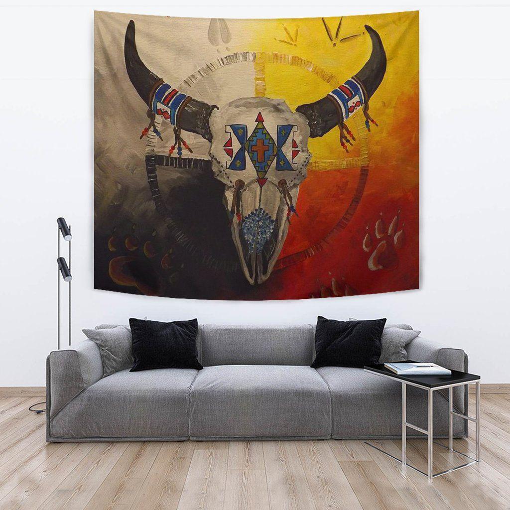 Native American 3D All Over Printed Tapestry