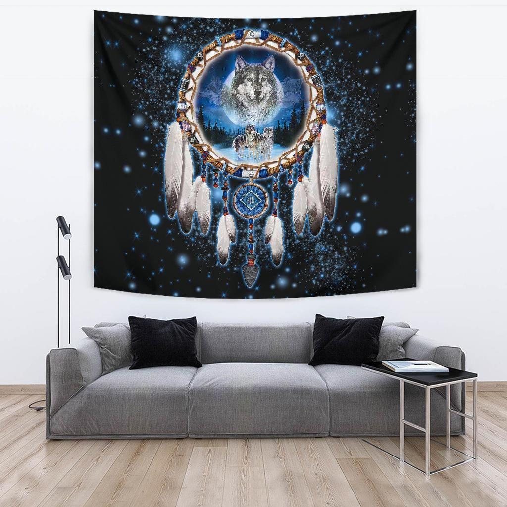 Native American 3D All Over Printed Tapestry