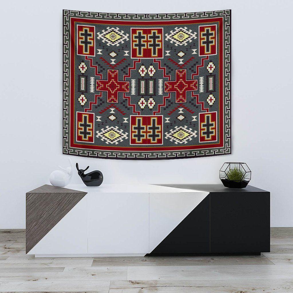 Native American 3D All Over Printed Tapestry