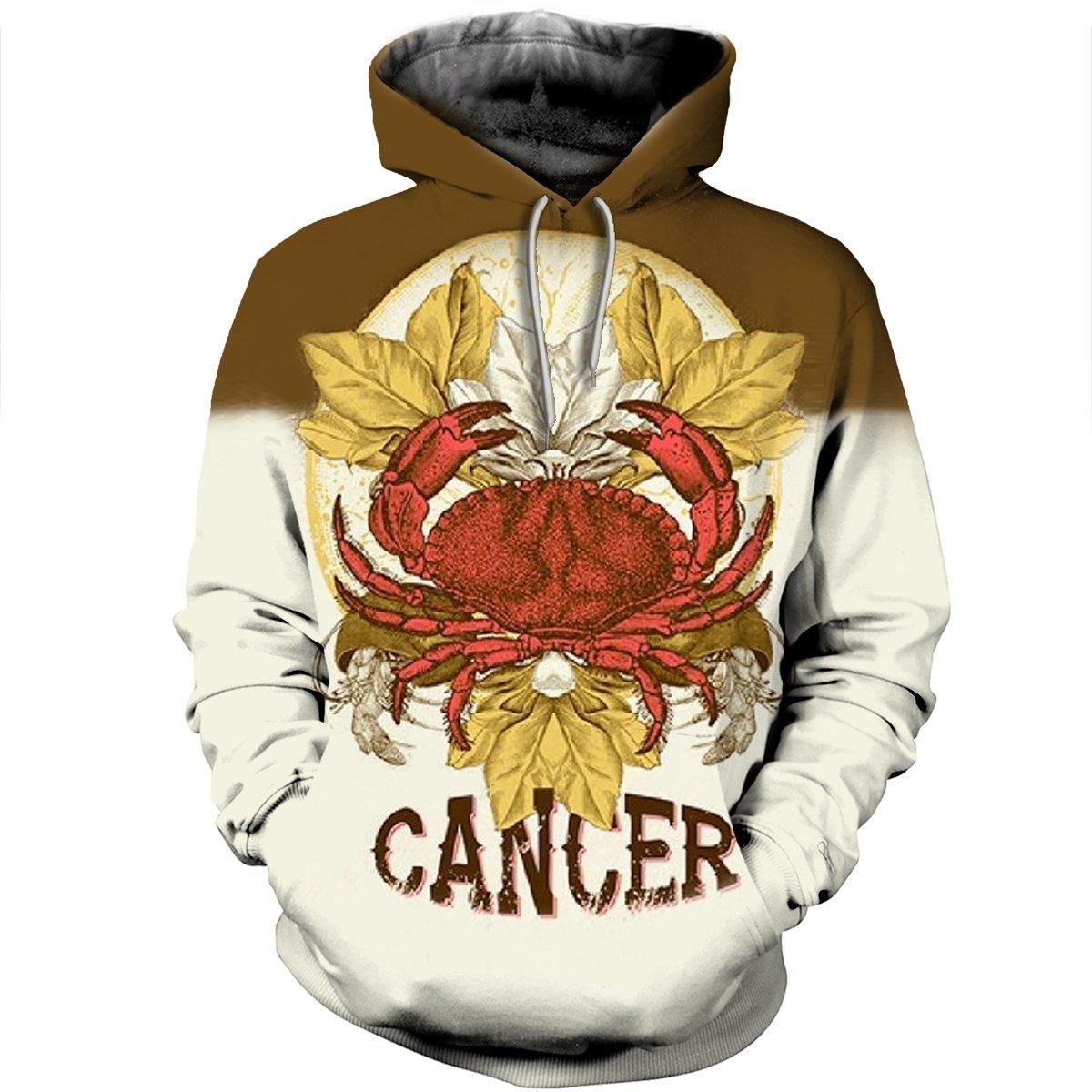 3D ALL OVER PRINTED CANCER ZODIAC HOODIE NTH160829-Apparel-NTH-Hoodie-S-Vibe Cosy™