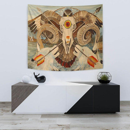 Native American 3D All Over Printed Tapestry