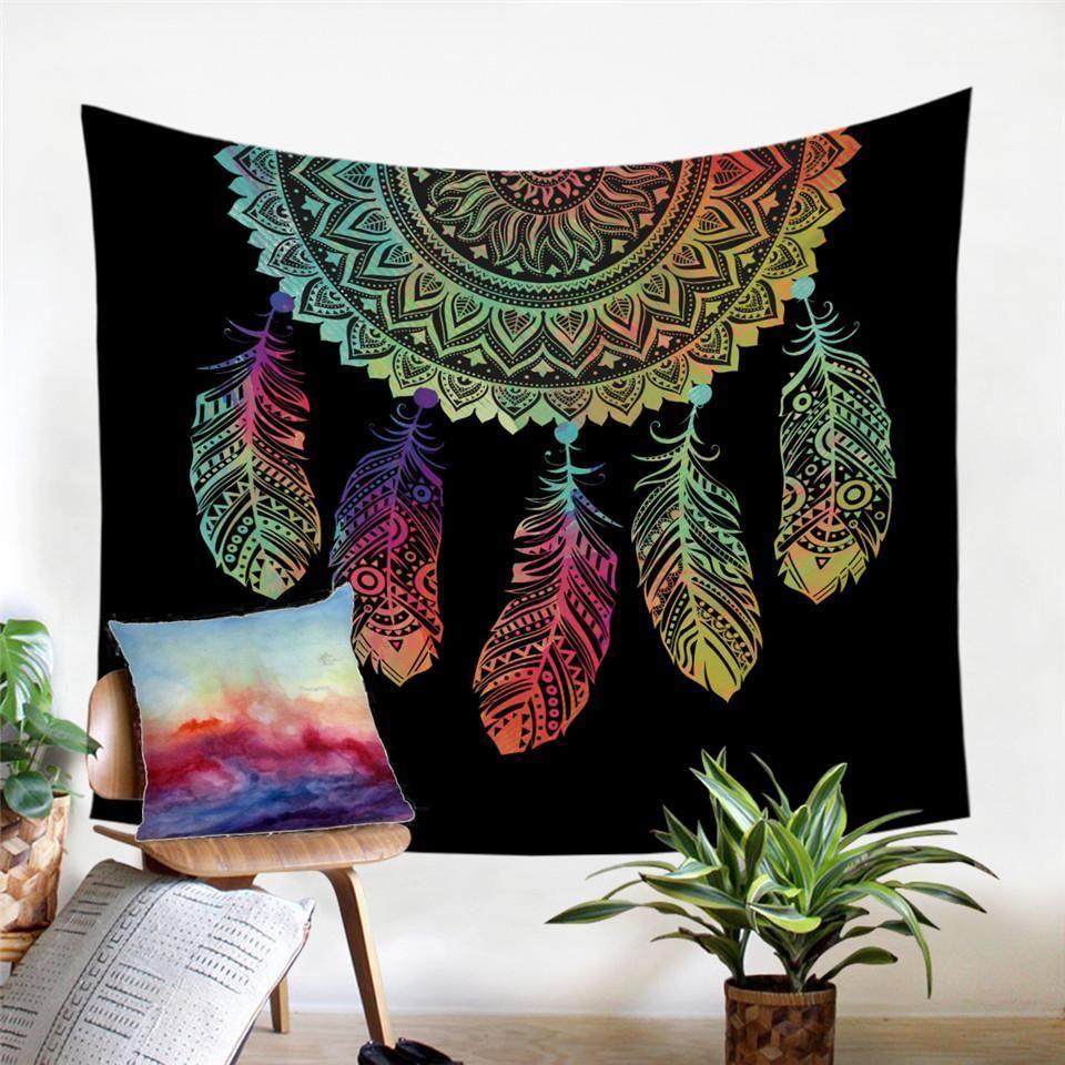 Native American 3D All Over Printed Tapestry