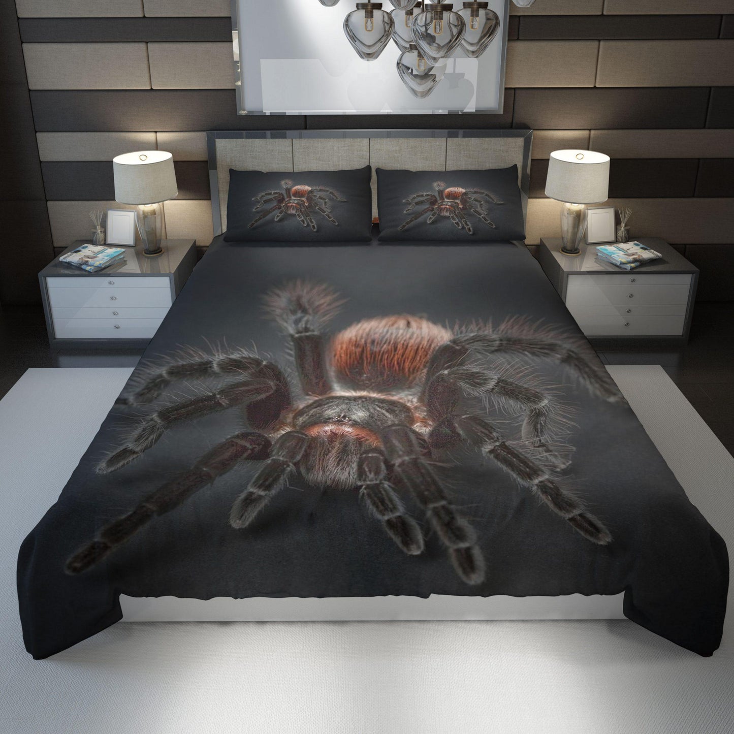 Red Tarantular Bedding Set-ML