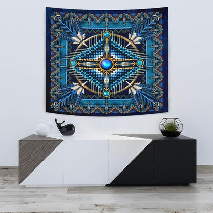 Native American 3D All Over Printed Tapestry