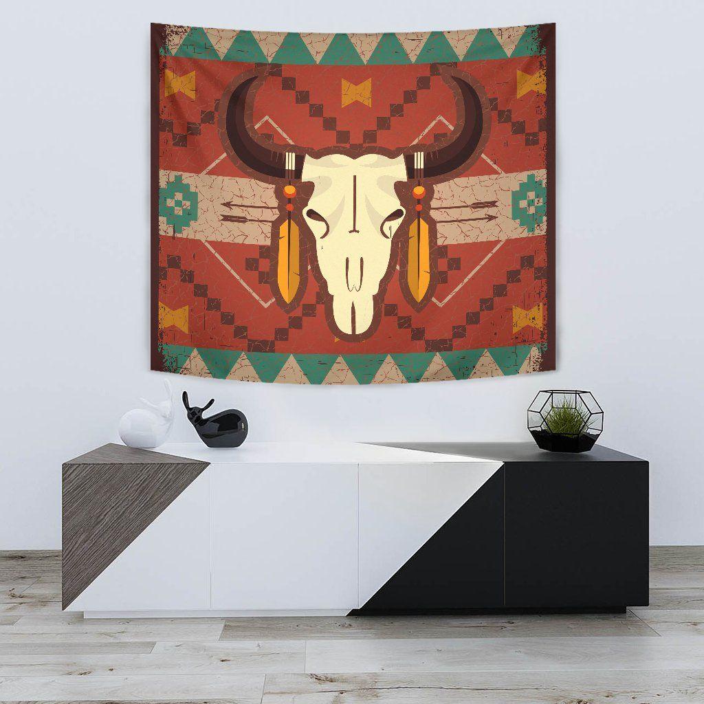 Native American 3D All Over Printed Tapestry