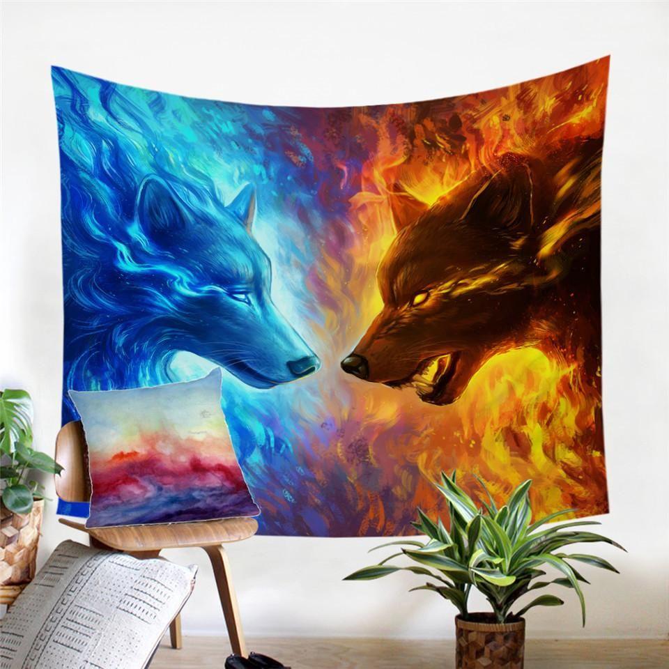 Native American 3D All Over Printed Tapestry