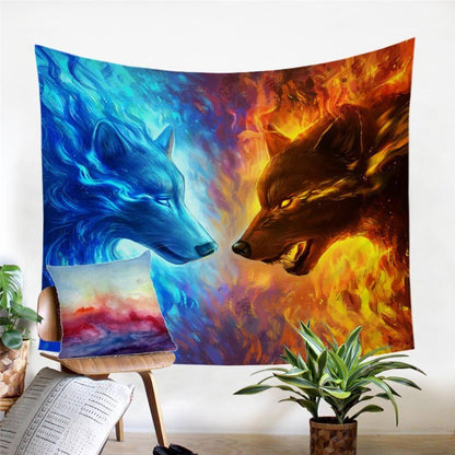 Native American 3D All Over Printed Tapestry