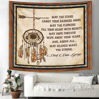 Native American 3D All Over Printed Tapestry