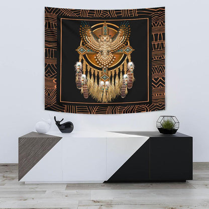 Native American 3D All Over Printed Tapestry