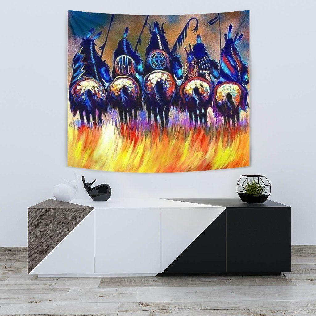 Native American 3D All Over Printed Tapestry