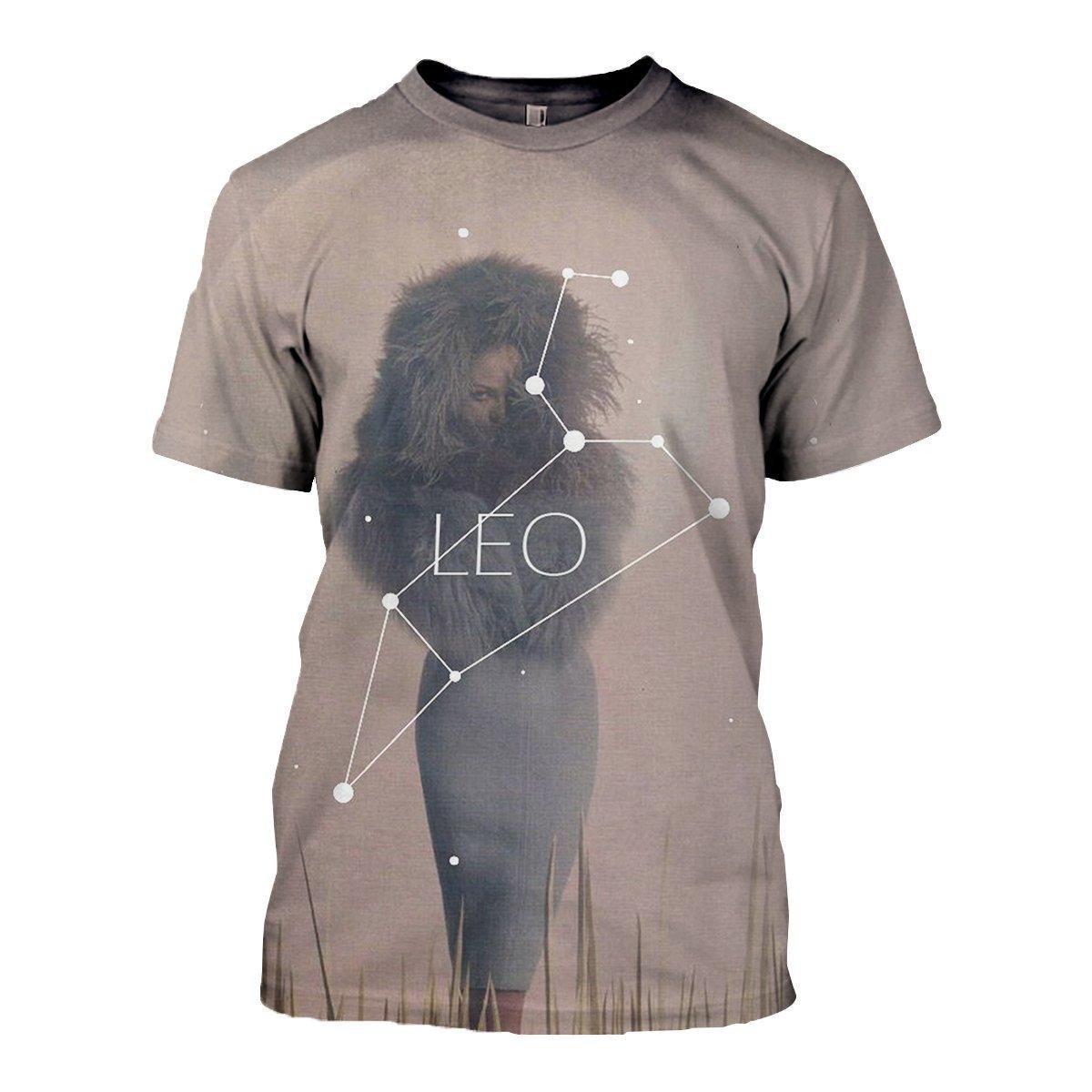 3D ALL OVER PRINTED LEO ZODIAC T SHIRT NTH160866-Apparel-NTH-T-Shirt-S-Vibe Cosy™