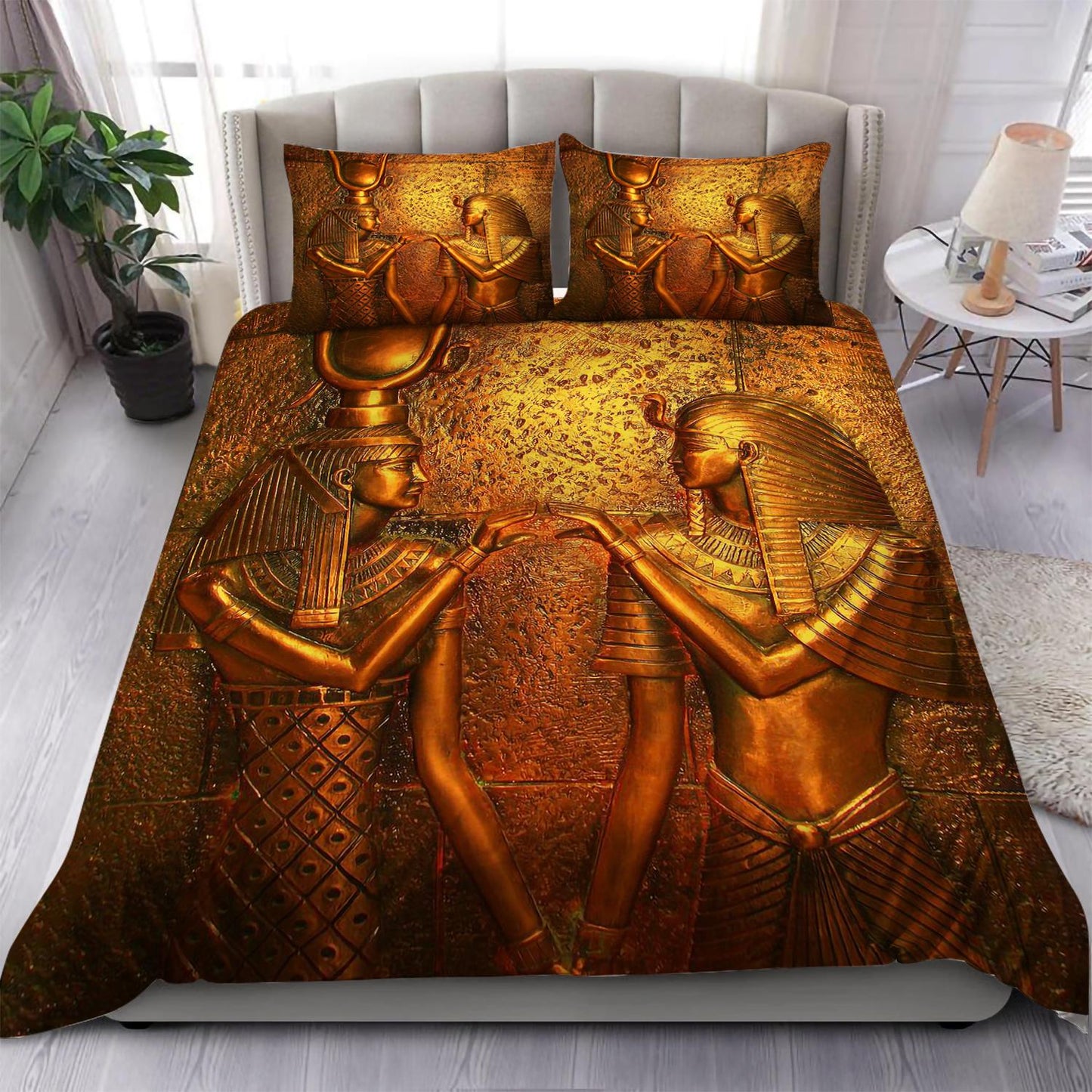 Ancient Egypt Bedding Set-HP-Bedding-HP Arts-Twin-Vibe Cosy™