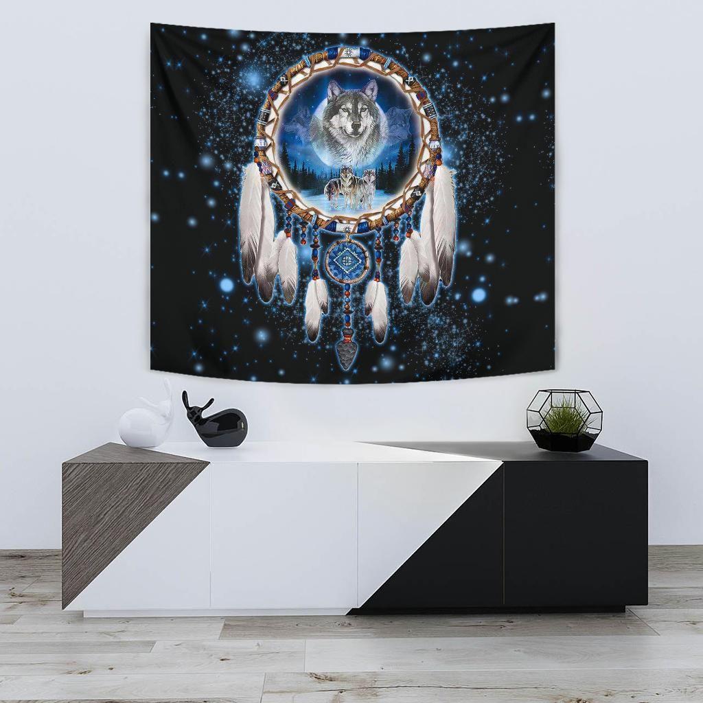Native American 3D All Over Printed Tapestry