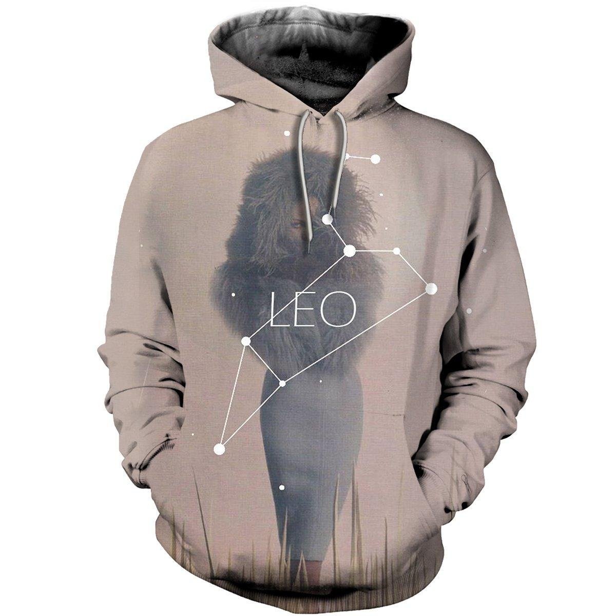 3D ALL OVER PRINTED LEO ZODIAC T SHIRT NTH160866-Apparel-NTH-Hoodie-S-Vibe Cosy™