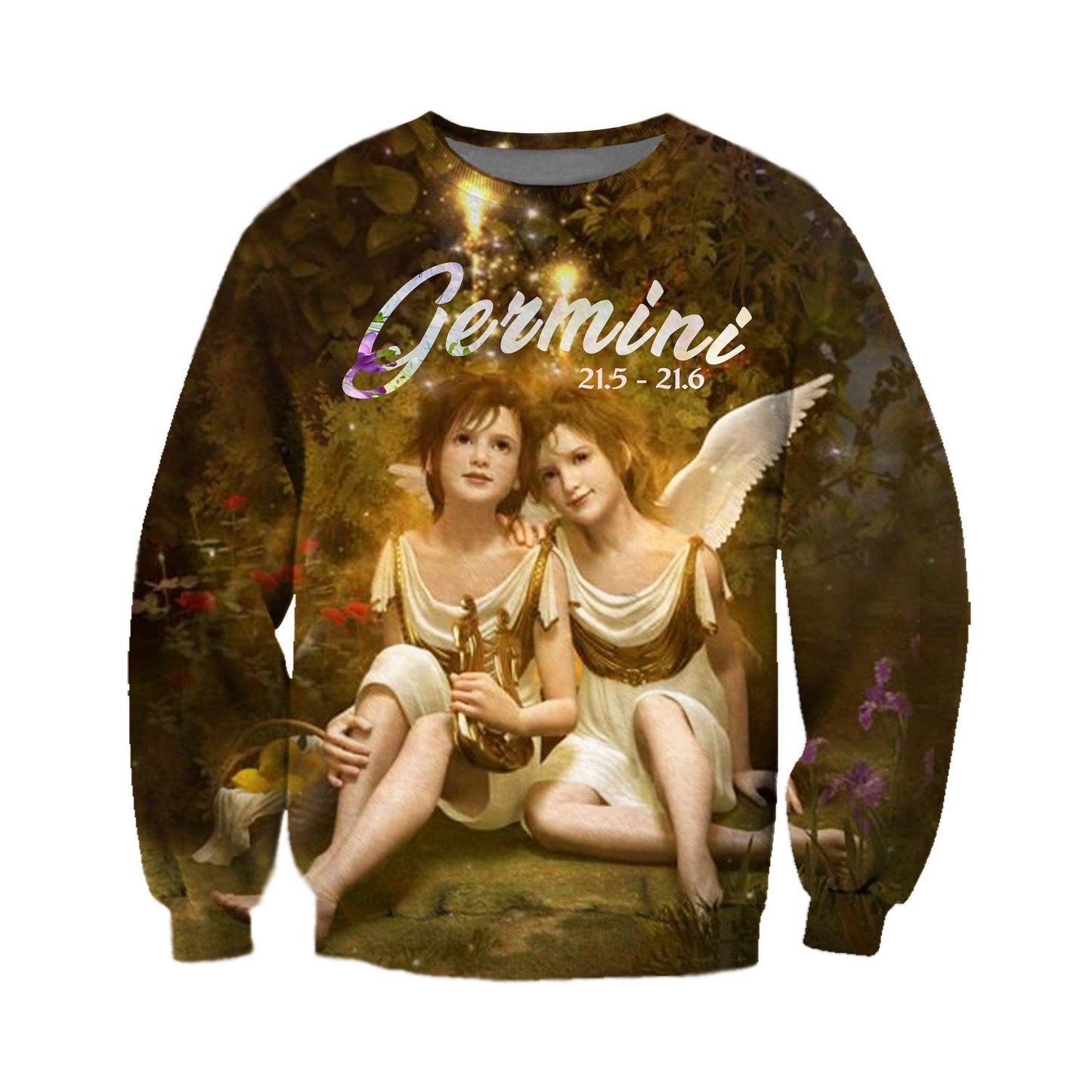 3D ALL OVER PRINTED GEMINI ZODIAC T SHIRT NTH160860-Apparel-NTH-Sweat Shirt-S-Vibe Cosy™