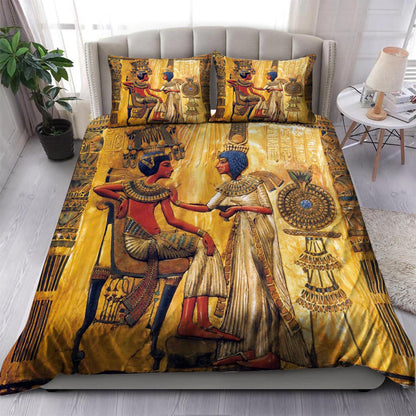Ancient Egypt Bedding Set-HP Art-Bedding-HP Arts-Twin-Vibe Cosy™
