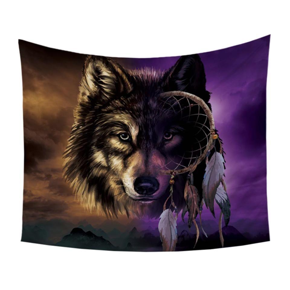 Native American 3D All Over Printed Tapestry