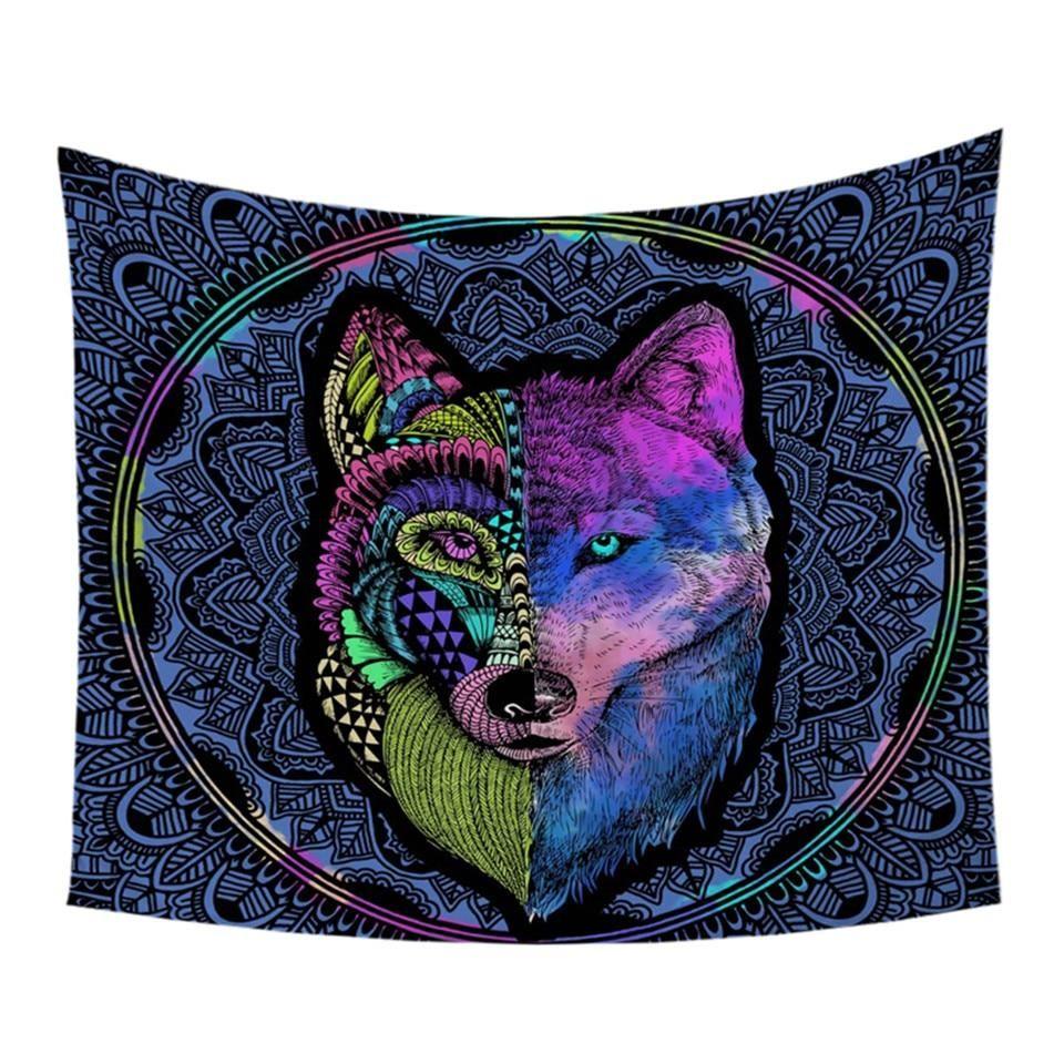 Native American 3D All Over Printed Tapestry