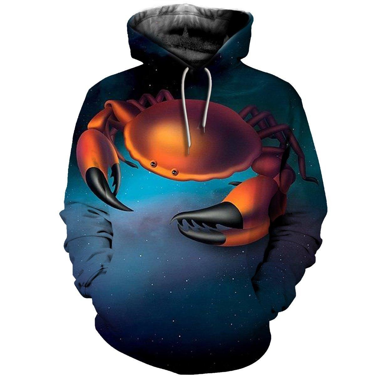 3D ALL OVER PRINTED CANCER ZODIAC HOODIE NTH160831-Apparel-NTH-Hoodie-S-Vibe Cosy™