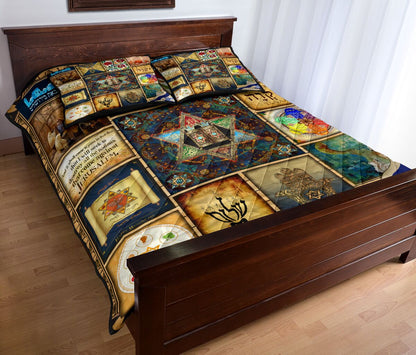 Jewish Star of David Quilt Bedding Set Pi081006S1-Quilt-MP-Twin-Vibe Cosy™
