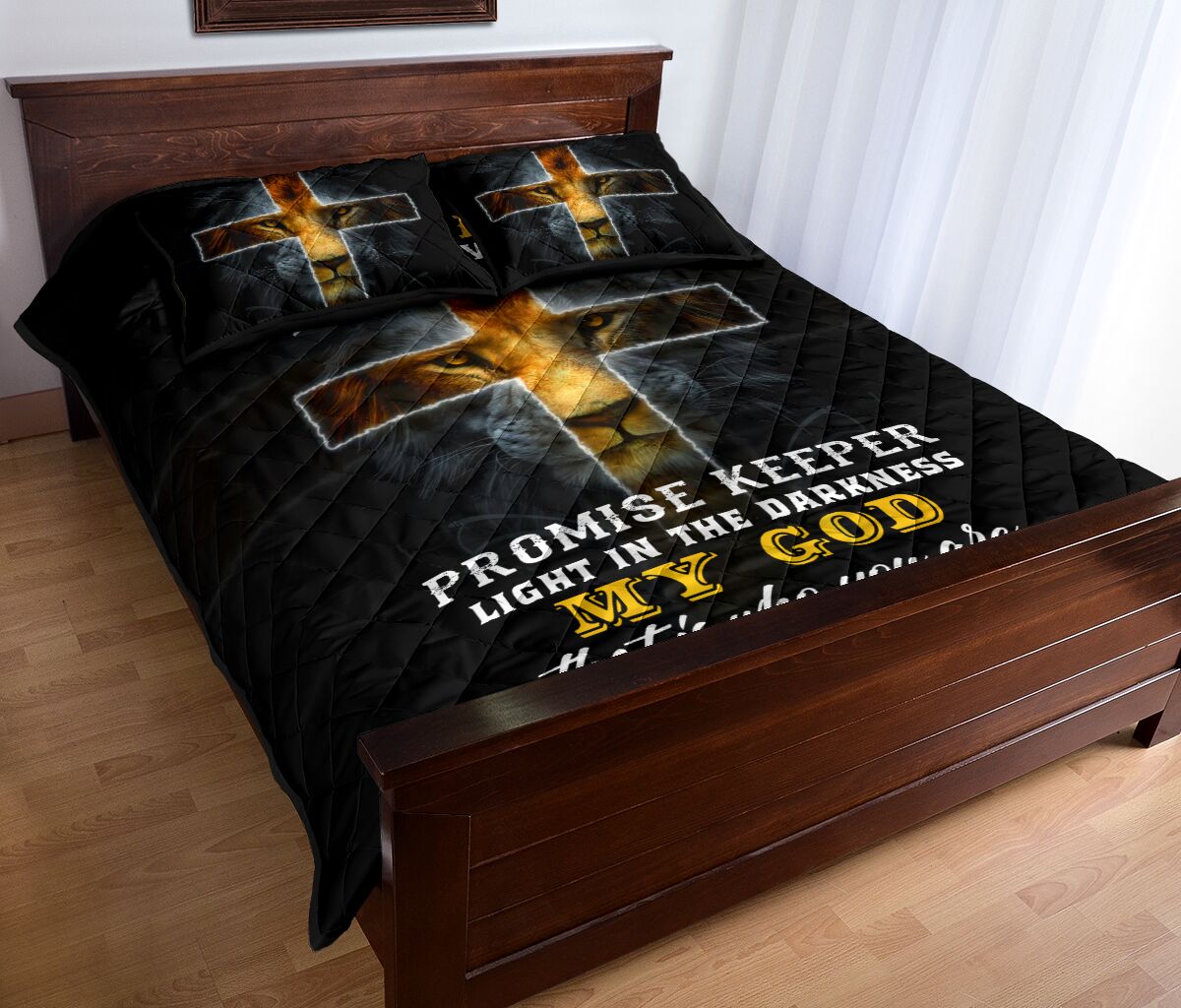 Way Maker Miracle Worker Promise Keeper - Jesus Quilt Bedding Set TA-Quilt-TA-King-Vibe Cosy™