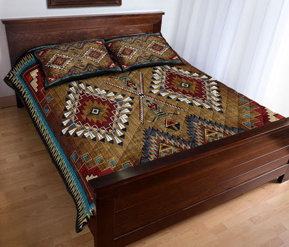 Native American Pow Wow Quilt Bedding Set Pi200501S1-Quilt-MP-Twin-Vibe Cosy™
