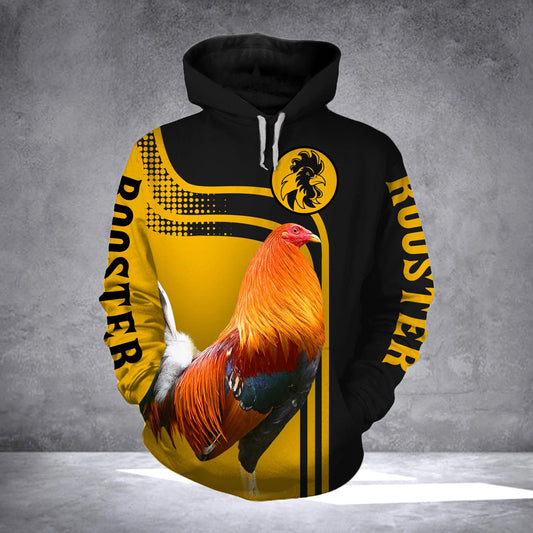 ROOSTER 3D All Over Printed Shirts for Men and Women TT241201-Apparel-TT-Hoodie-S-Vibe Cosy™