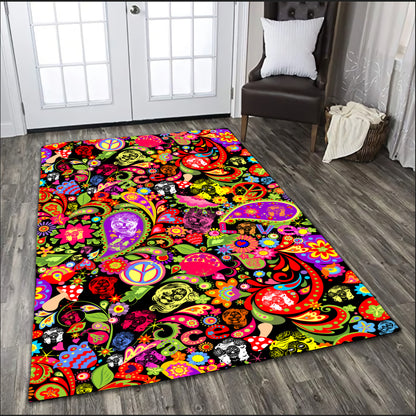 Love Skull Hippie Rug