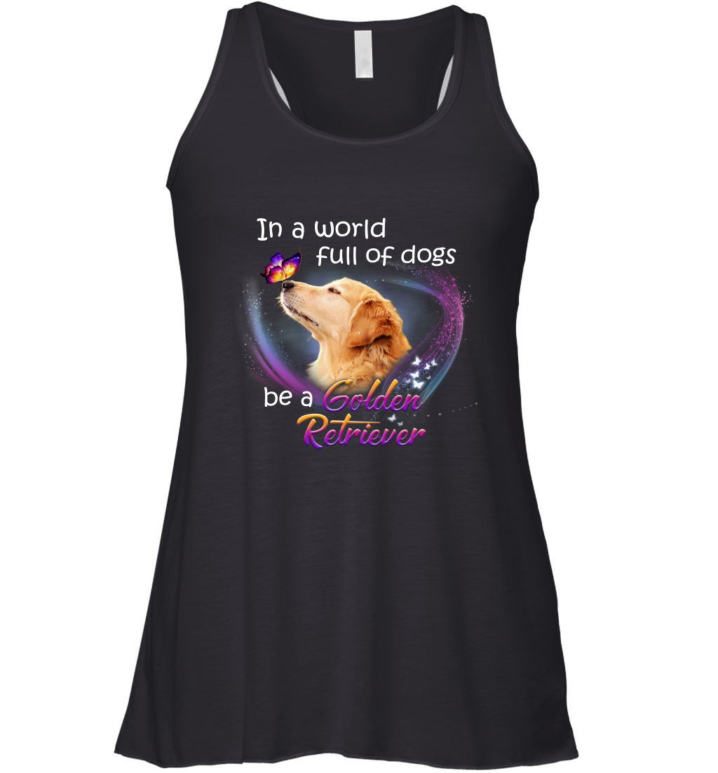 Pi150112 Golden Retriever-Apparel-Amsbk-Racerback Tank-Black-XS-Vibe Cosy™