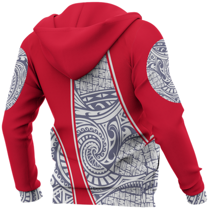 French Polynesia Hoodie Gash Style BN10-Apparel-Khanh Arts-Hoodie-S-Vibe Cosy™