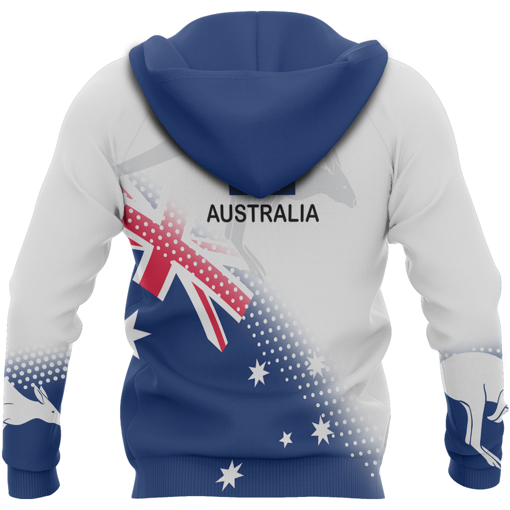 Australia Flag Zip Hoodie Dots Version PL-Apparel-PL8386-Hoodie-S-Vibe Cosy™