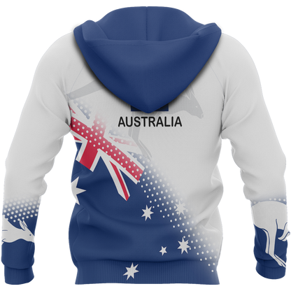 Australia Flag Zip Hoodie Dots Version PL-Apparel-PL8386-Hoodie-S-Vibe Cosy™