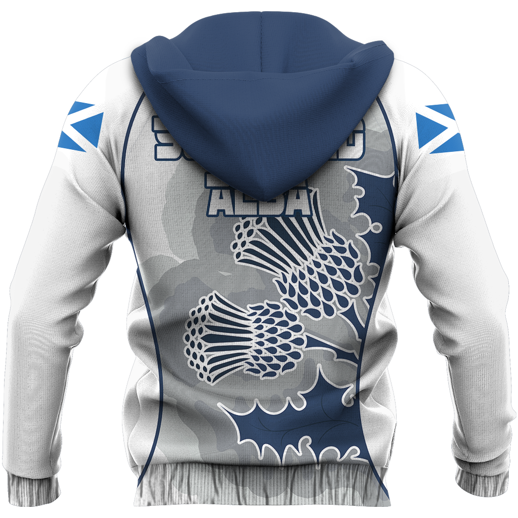 Scottish Thistle Pullover Hoodie Rugby Style NNK 1525-Apparel-PL8386-Hoodie-S-Vibe Cosy™