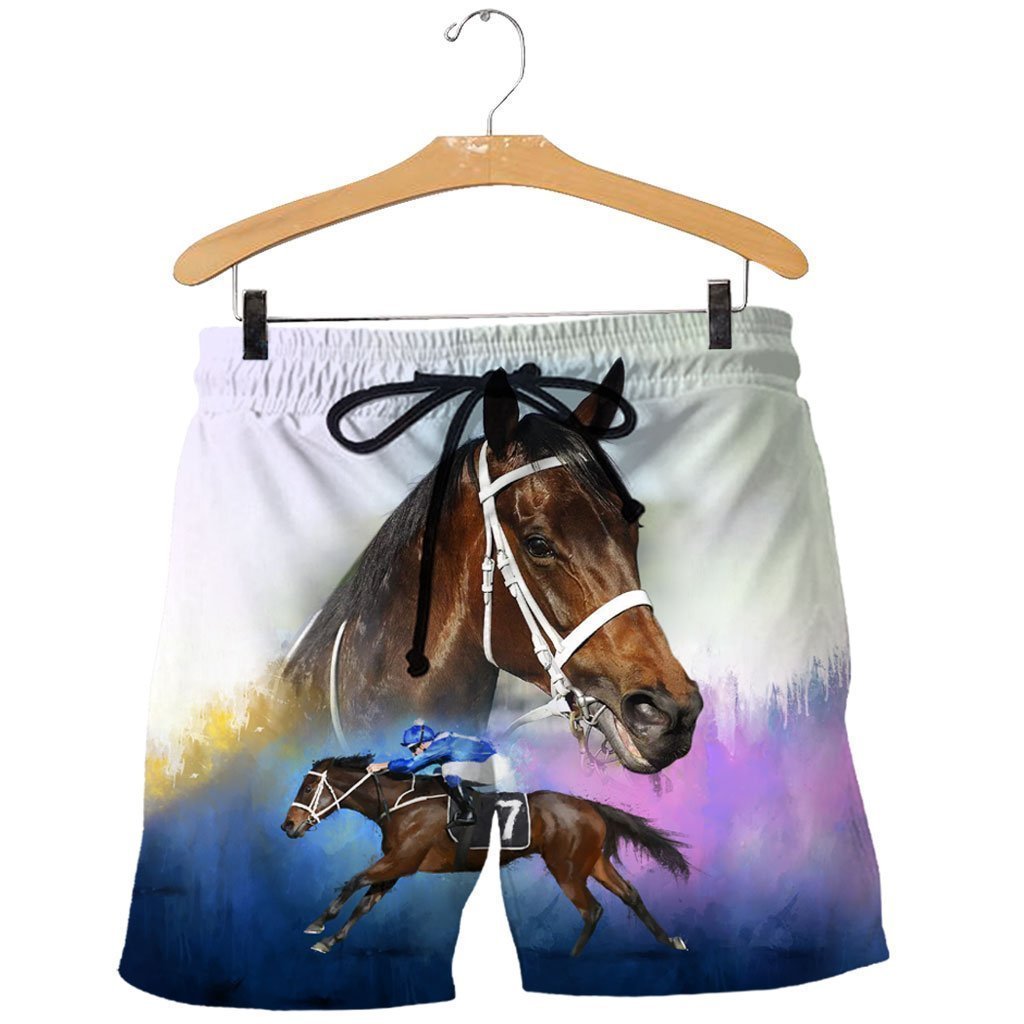 3D All Over Printed Winx Horse Color-Apparel-HP Arts-SHORTS-S-Vibe Cosy™