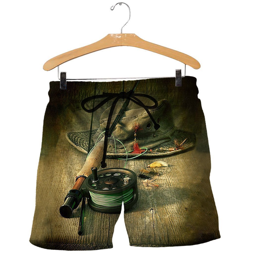 3D All Over Printed Fishing Equipment Shirts-Apparel-HP Arts-SHORTS-S-Vibe Cosy™