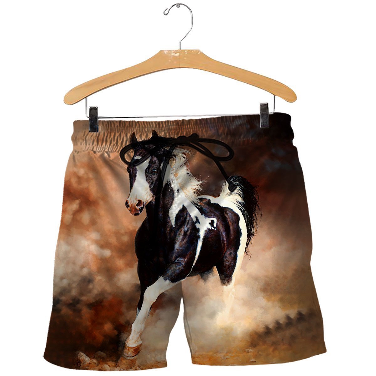 3D All Over Printed Pinto Horse Shirts-Apparel-HP Arts-SHORTS-S-Vibe Cosy™