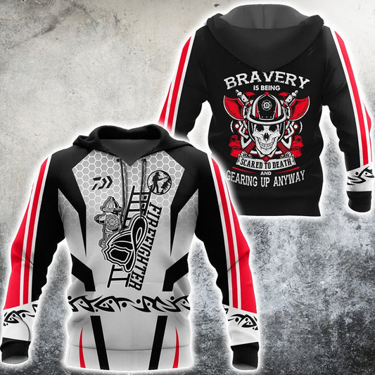 Go Forward Brave Firefighter Hoodie Shirts For Men And Women DD05122003HHND
