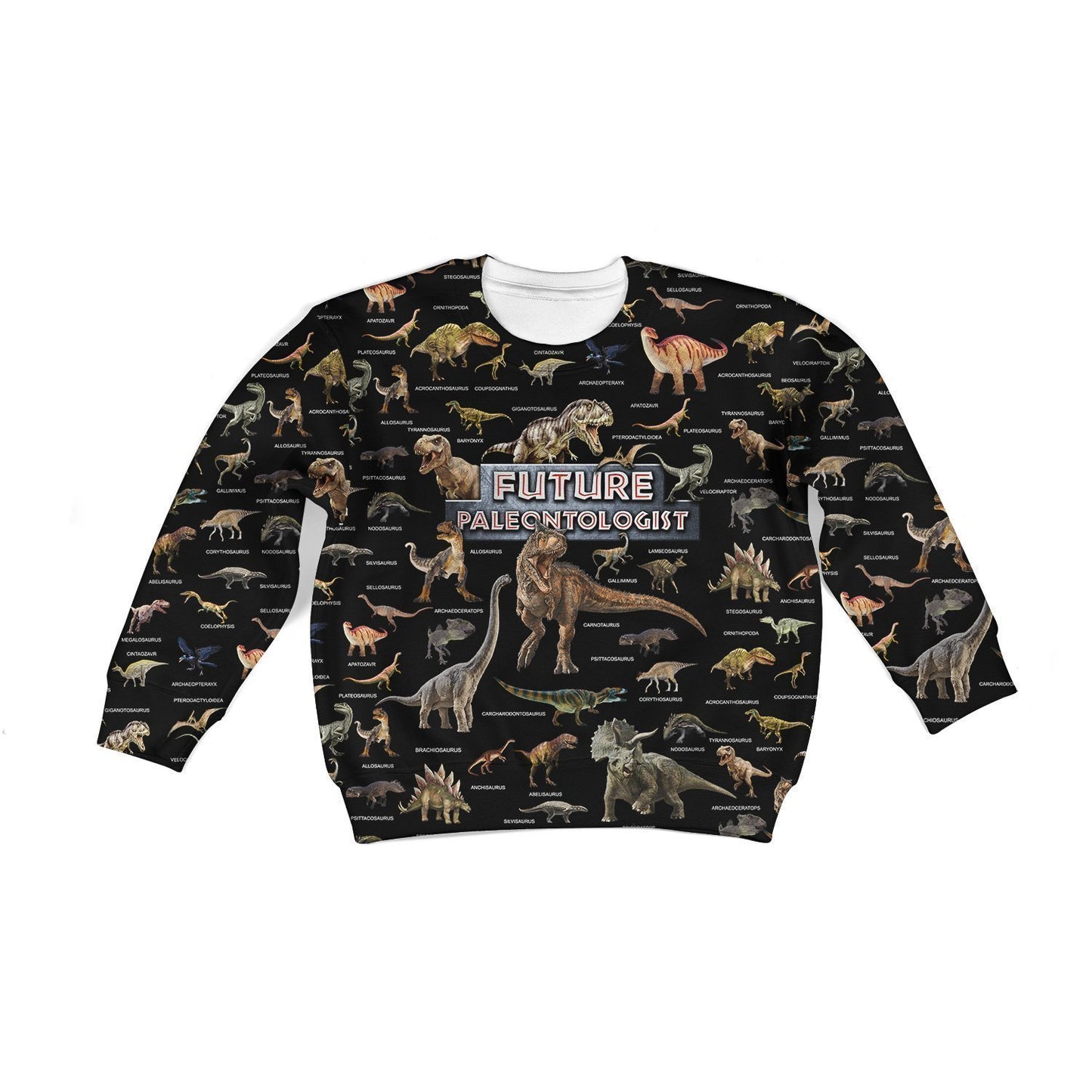 3D All Over Printed Future Paleontologist T-Rex Shirts-Apparel-HP Arts-Sweatshirt-TODDLER 2T-Vibe Cosy™