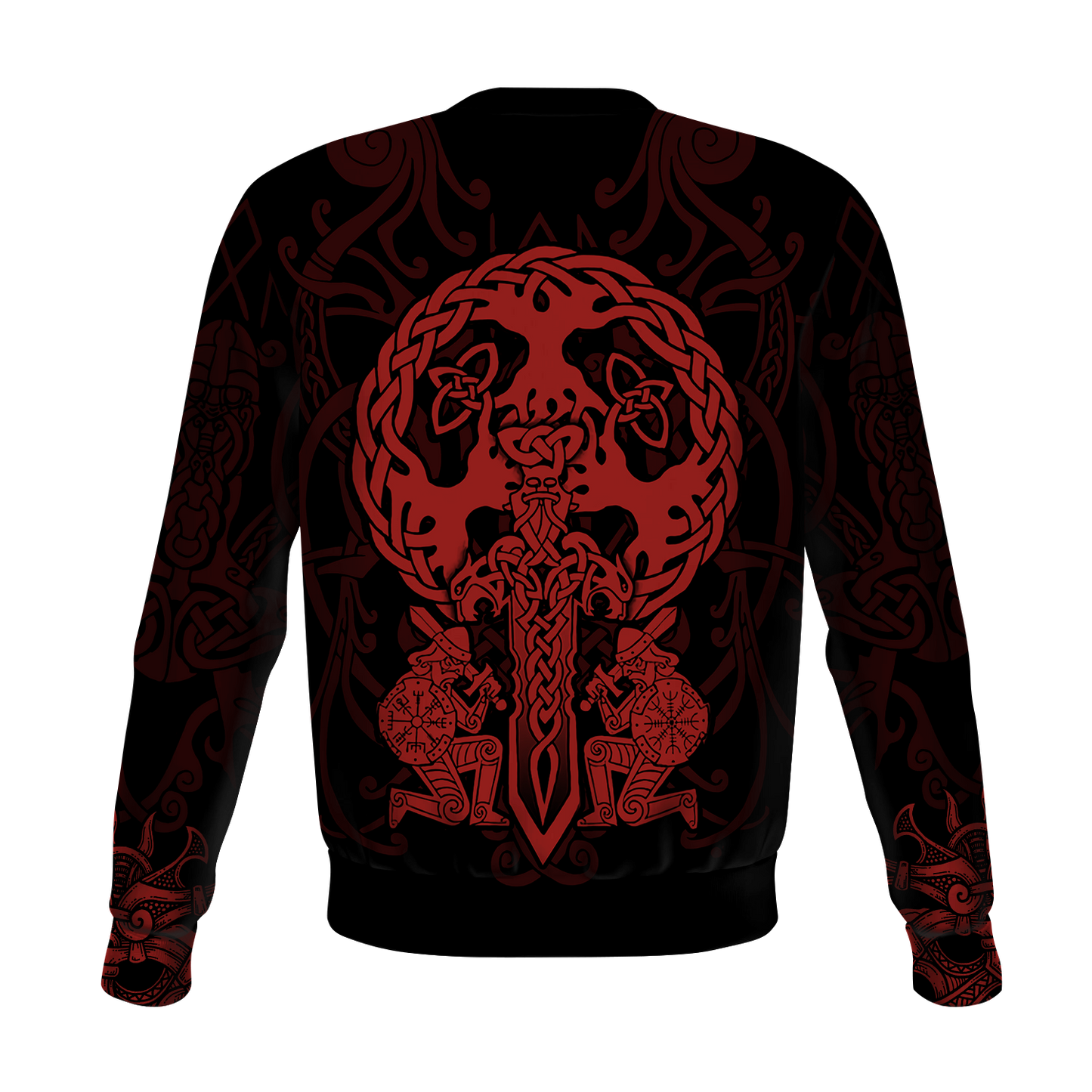 Viking Odin Style 2-Apparel-HP Arts-Hoodie-S-Vibe Cosy™