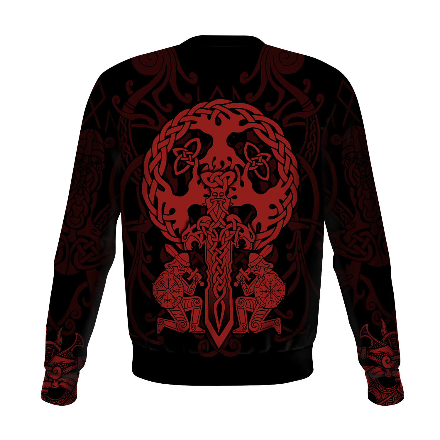 Viking Odin Style 2-Apparel-HP Arts-Hoodie-S-Vibe Cosy™