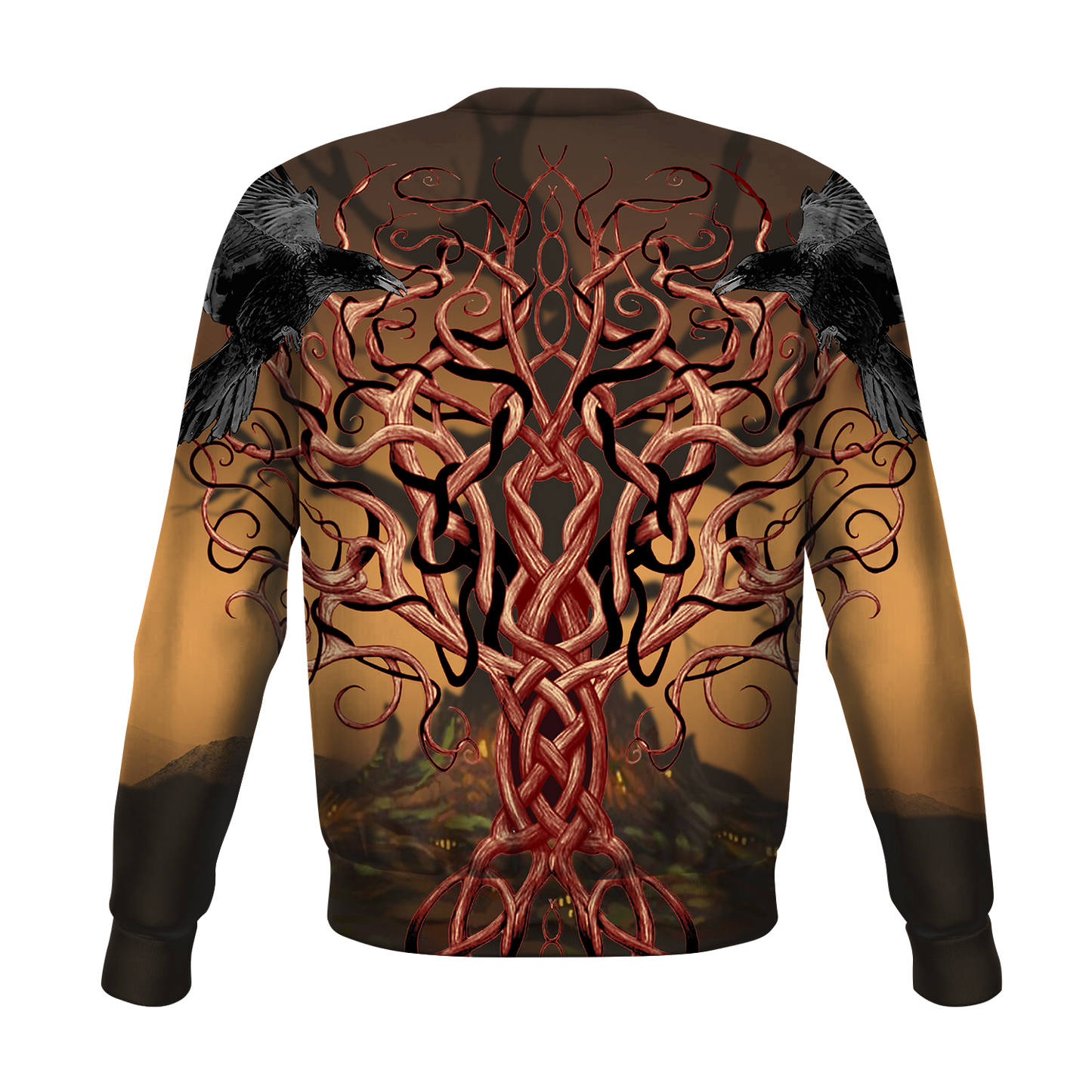 Viking Wolf All Over Printed-ALL OVER PRINT HOODIES-HP Arts-Hoodie-S-Vibe Cosy™